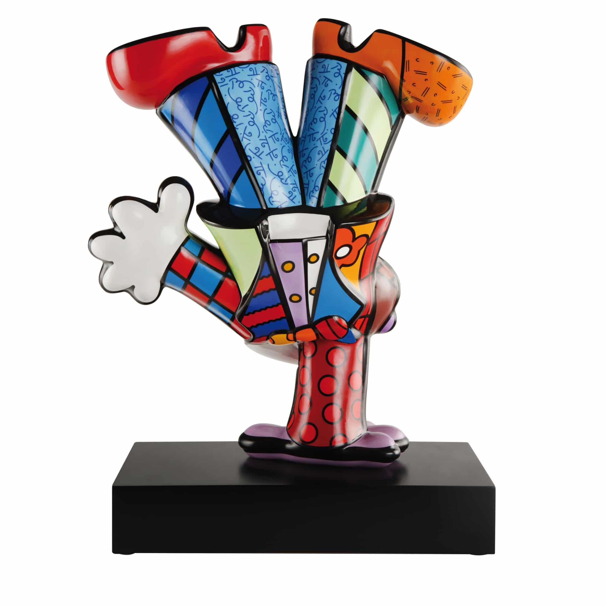 Goebel Figurine Dancing Boy, Romero Britto -Goebel