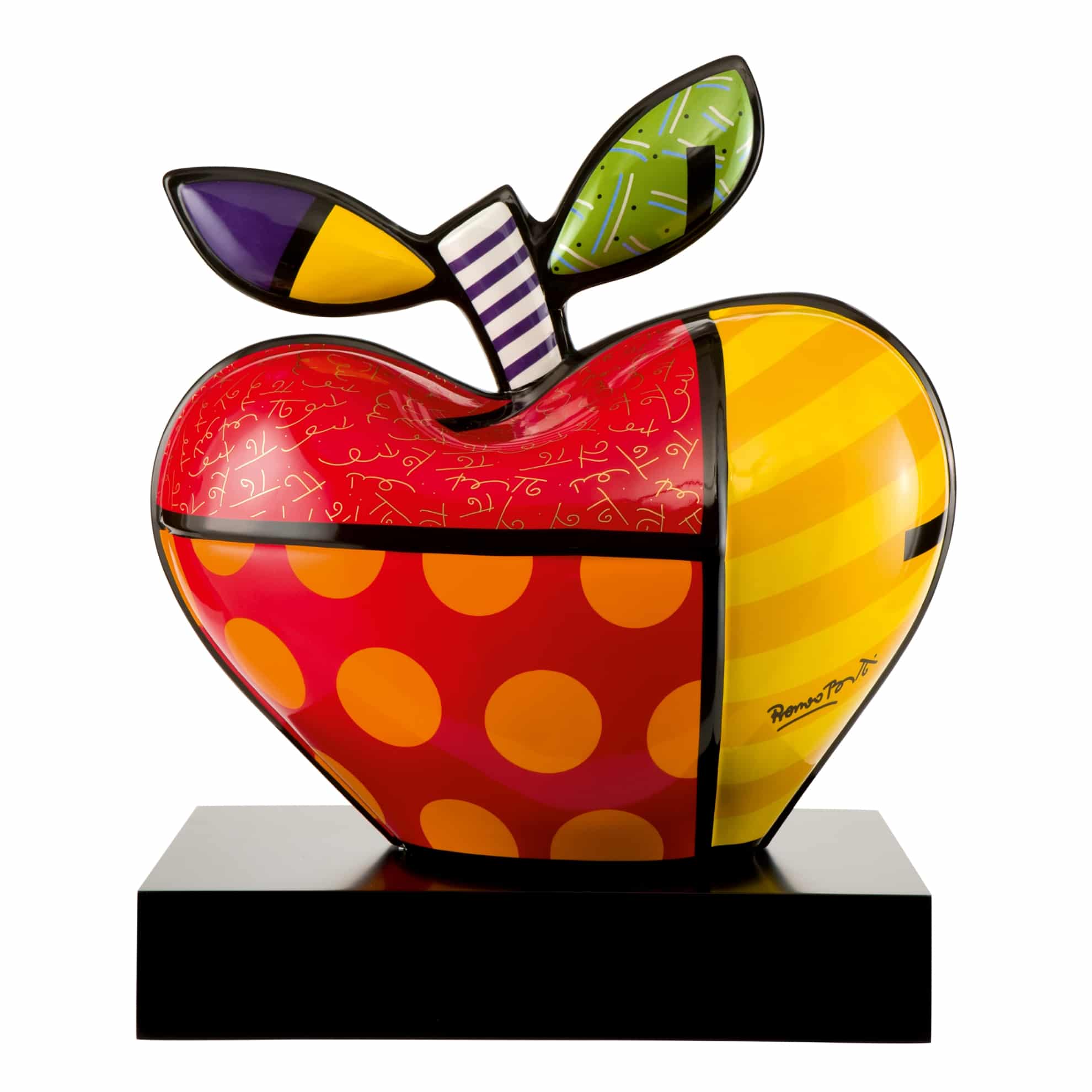 Goebel Figurine, Romero Britto Big Apple Limited Edition 58cm -Goebel