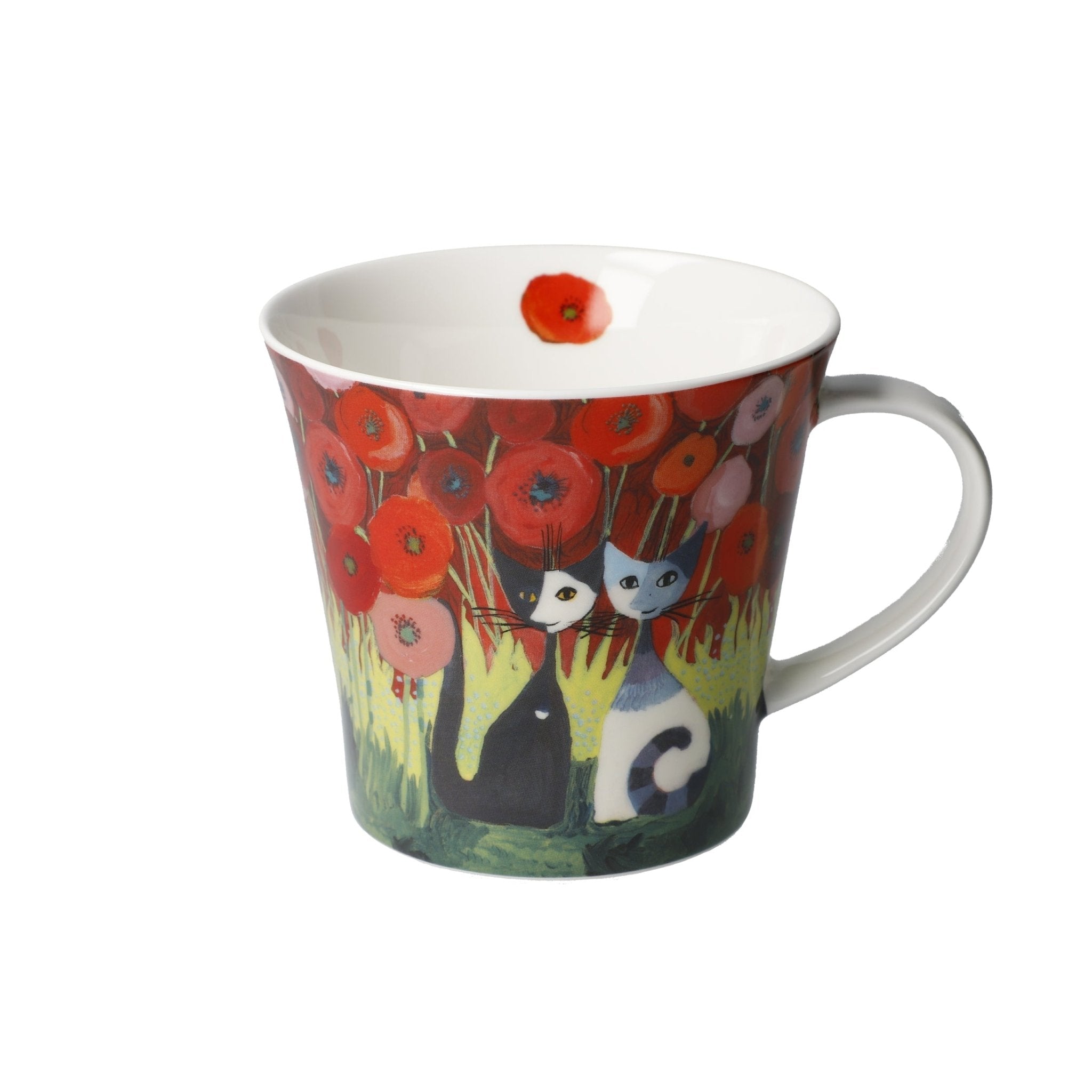 Goebel Mug R. Wachtmeister Fall in love with poppies 350ml -Goebel