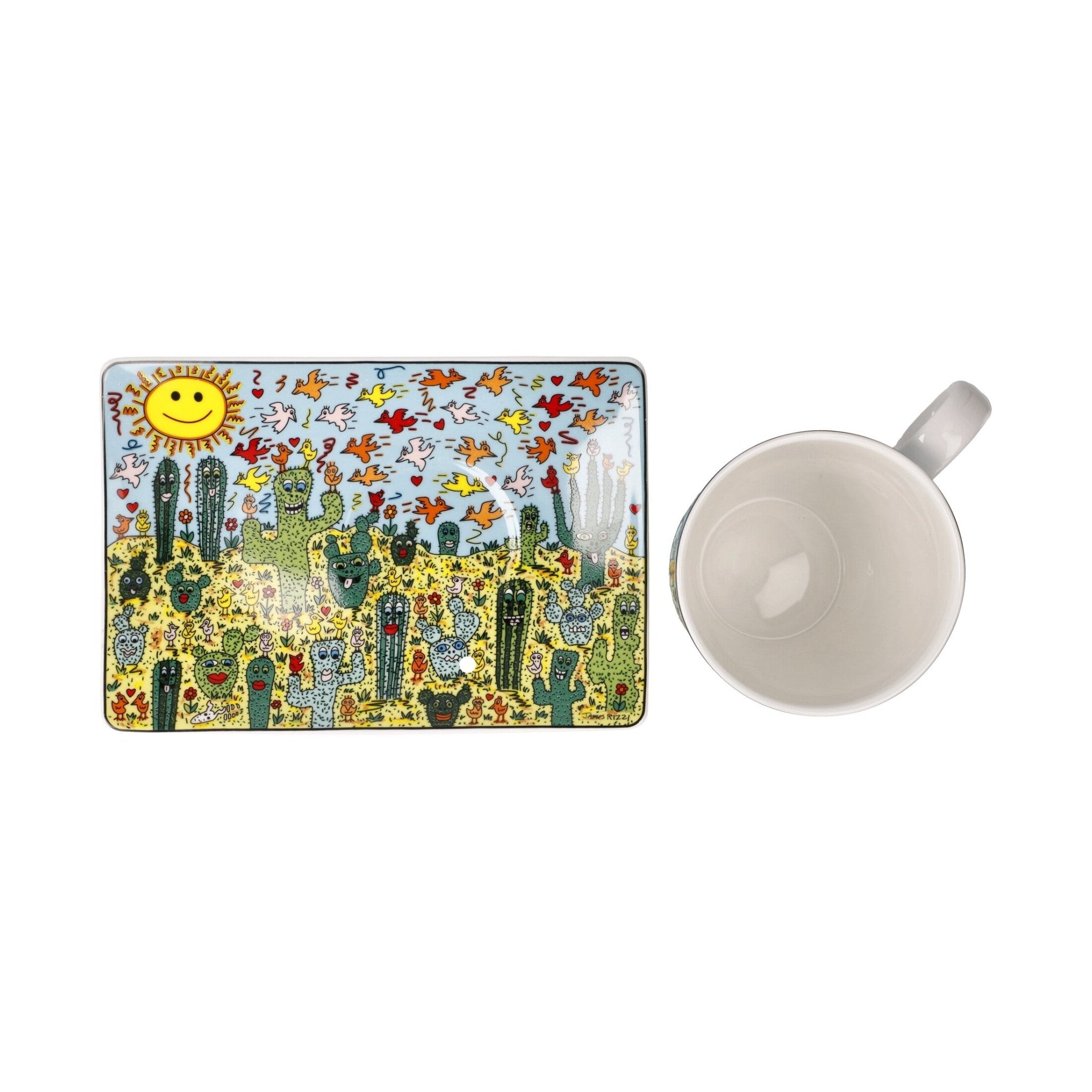 Goebel Mug & saucer J.Rizzi - Dessert live 400ml -Goebel