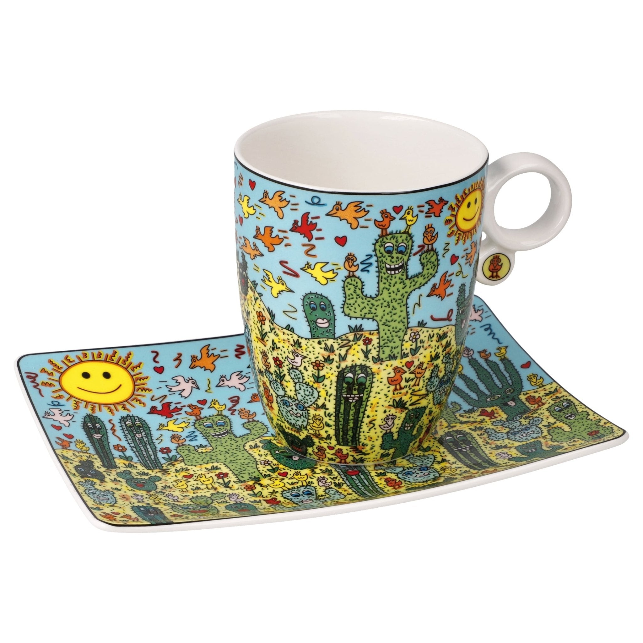 Goebel Mug & saucer J.Rizzi - Dessert live 400ml -Goebel