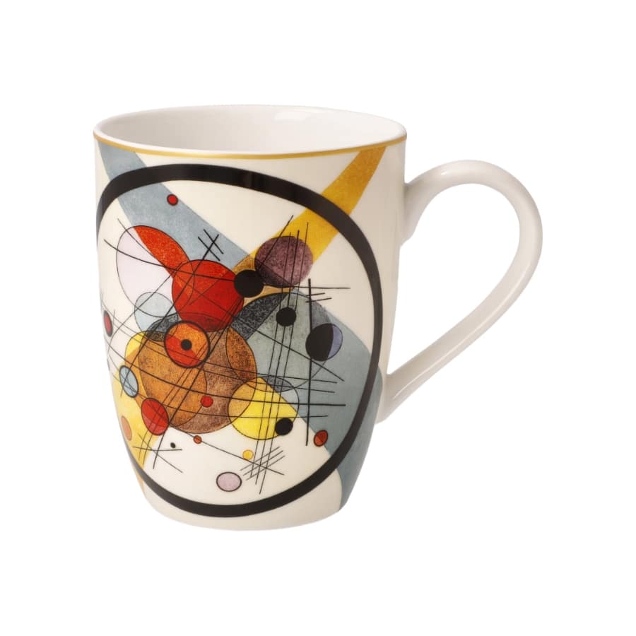 Goebel Mug Wassily Kandinsky Circles In A Circle -Goebel