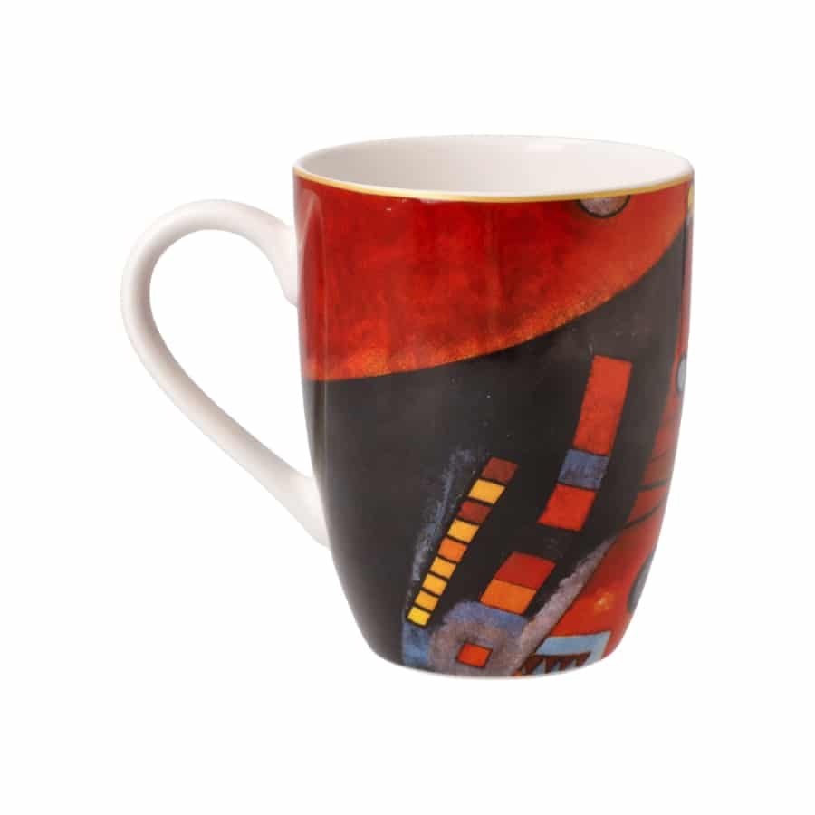 Goebel Mug Wassily Kandinsky Heavy Red -Goebel