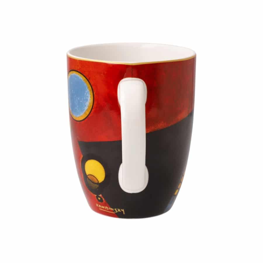 Goebel Mug Wassily Kandinsky Heavy Red -Goebel