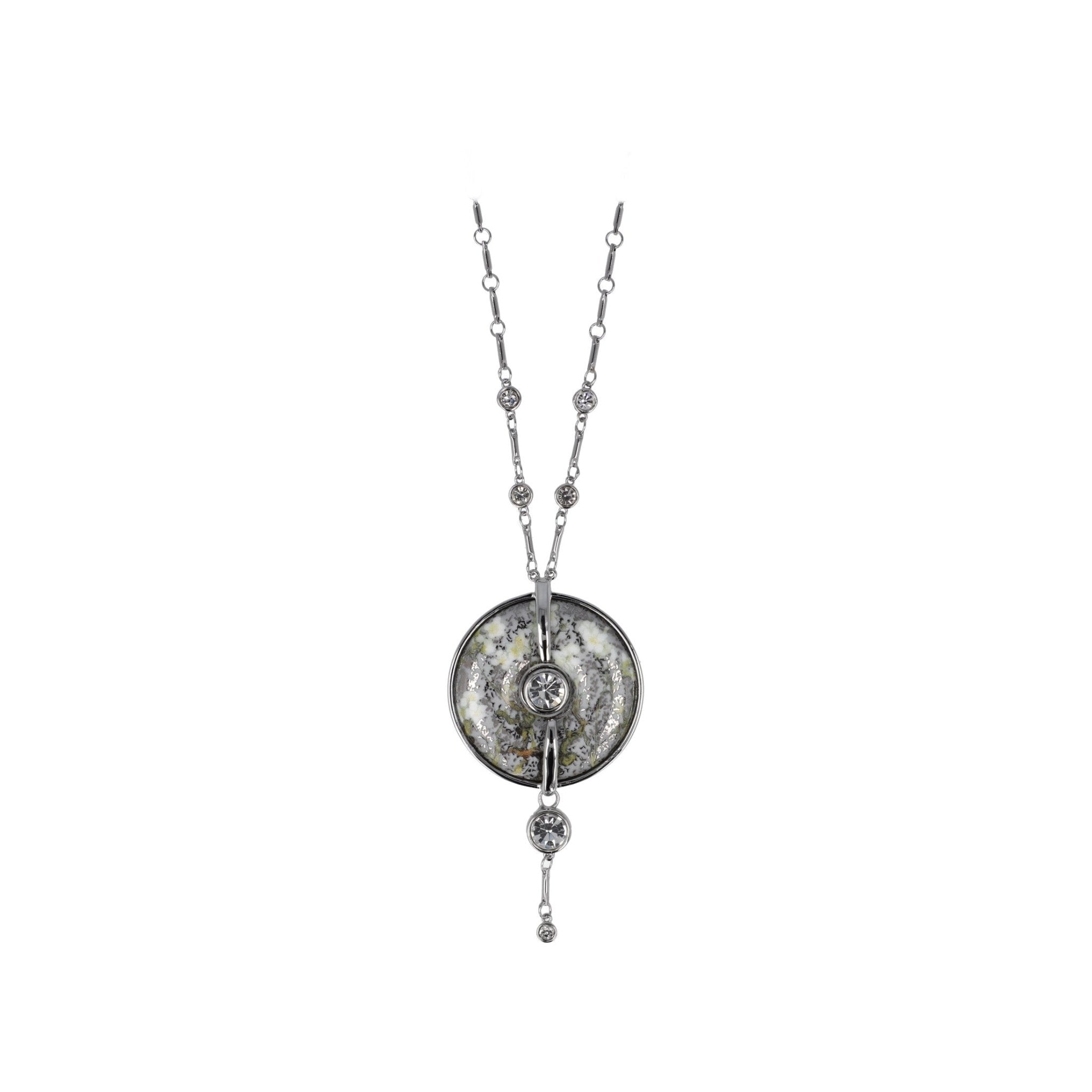 Goebel Necklace Van Gogh Almond Tree Silver -Goebel