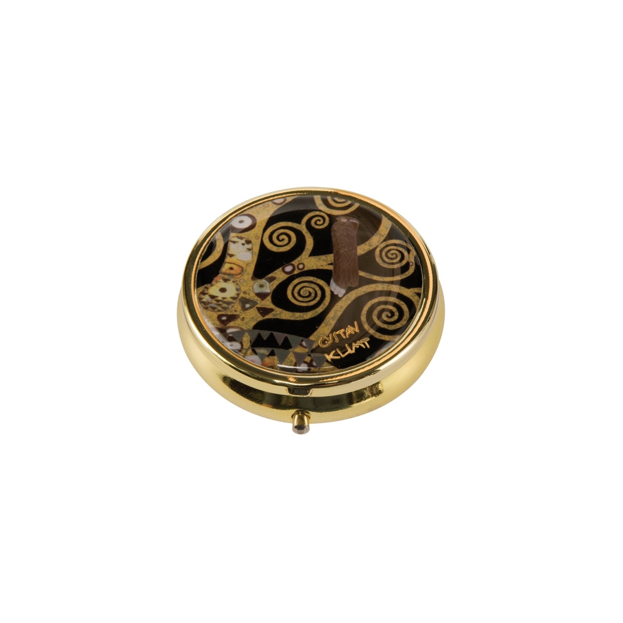 Goebel Pill Box Klimt - Tree of life 5cm -Goebel