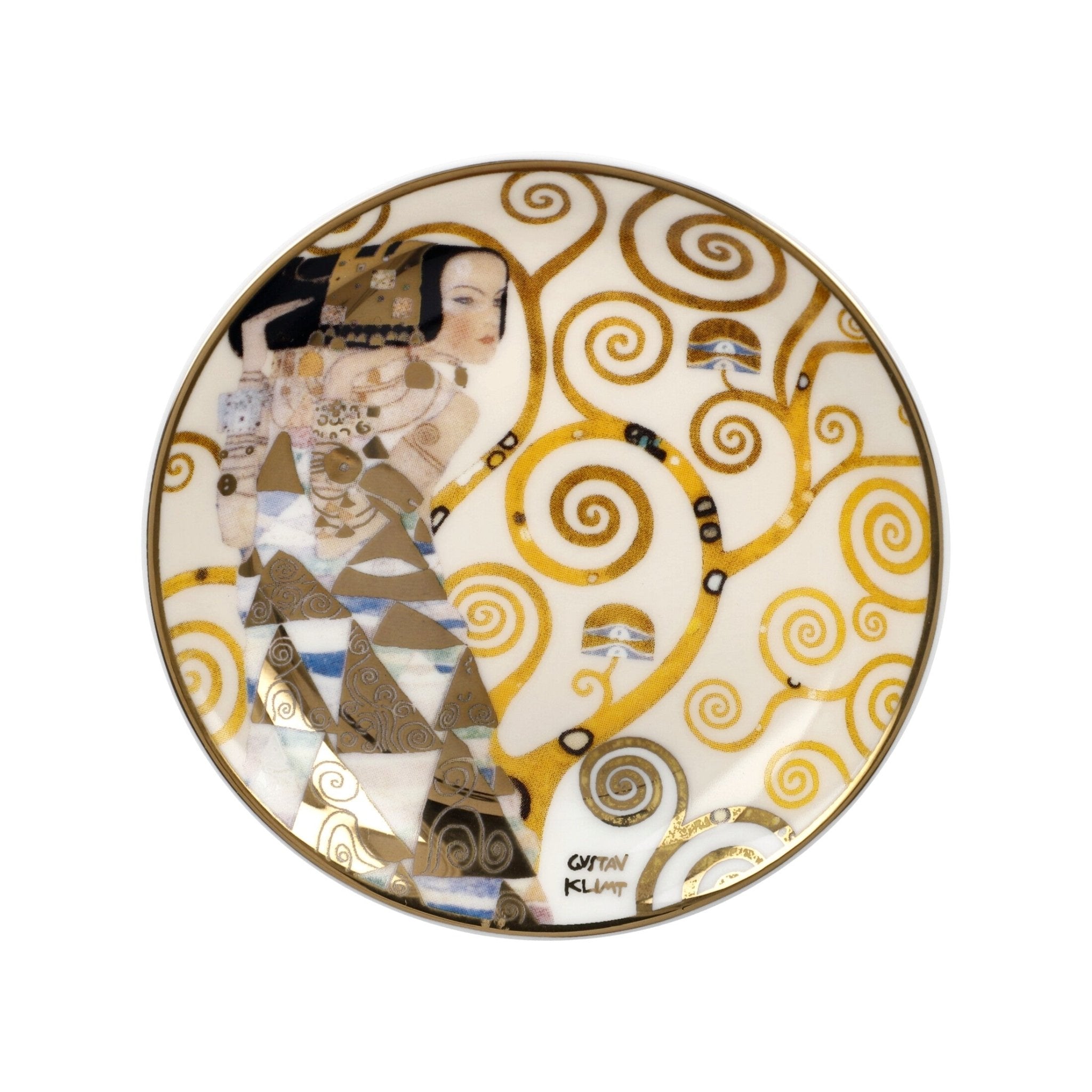 Goebel Plate Mini Klimt Expectation 10cm -Goebel