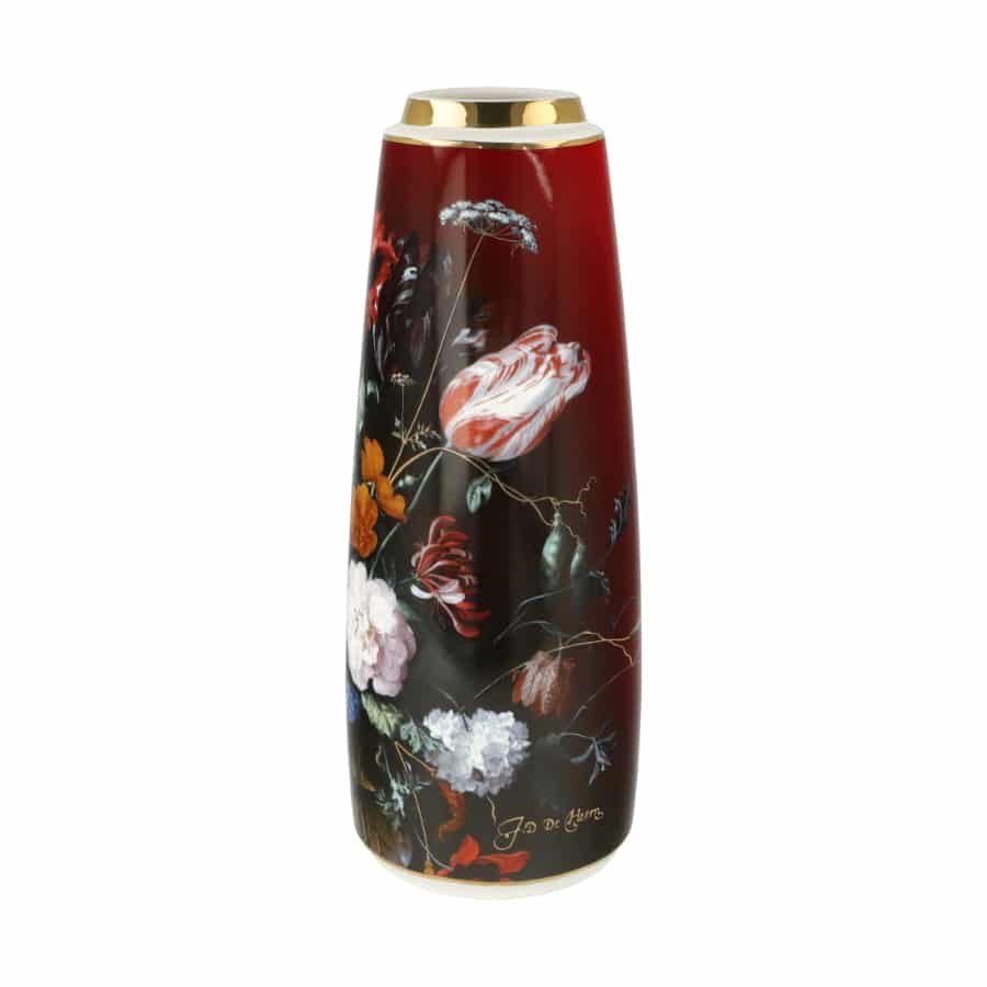 Goebel Slim Vase Artis Orbis Flowers in Vase 26.5cm -Goebel