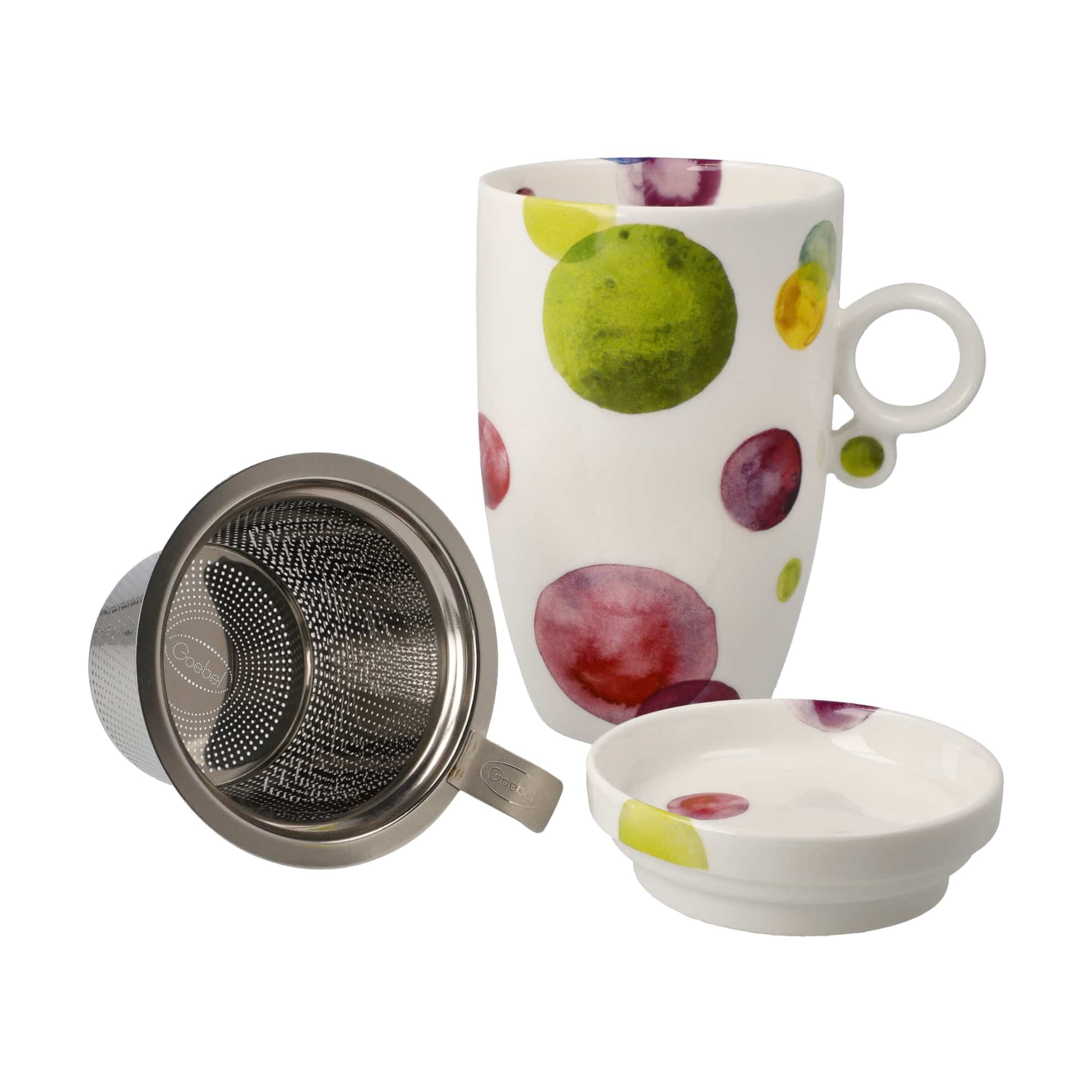 Goebel Tea Cup Strainer Colour Mix -Goebel