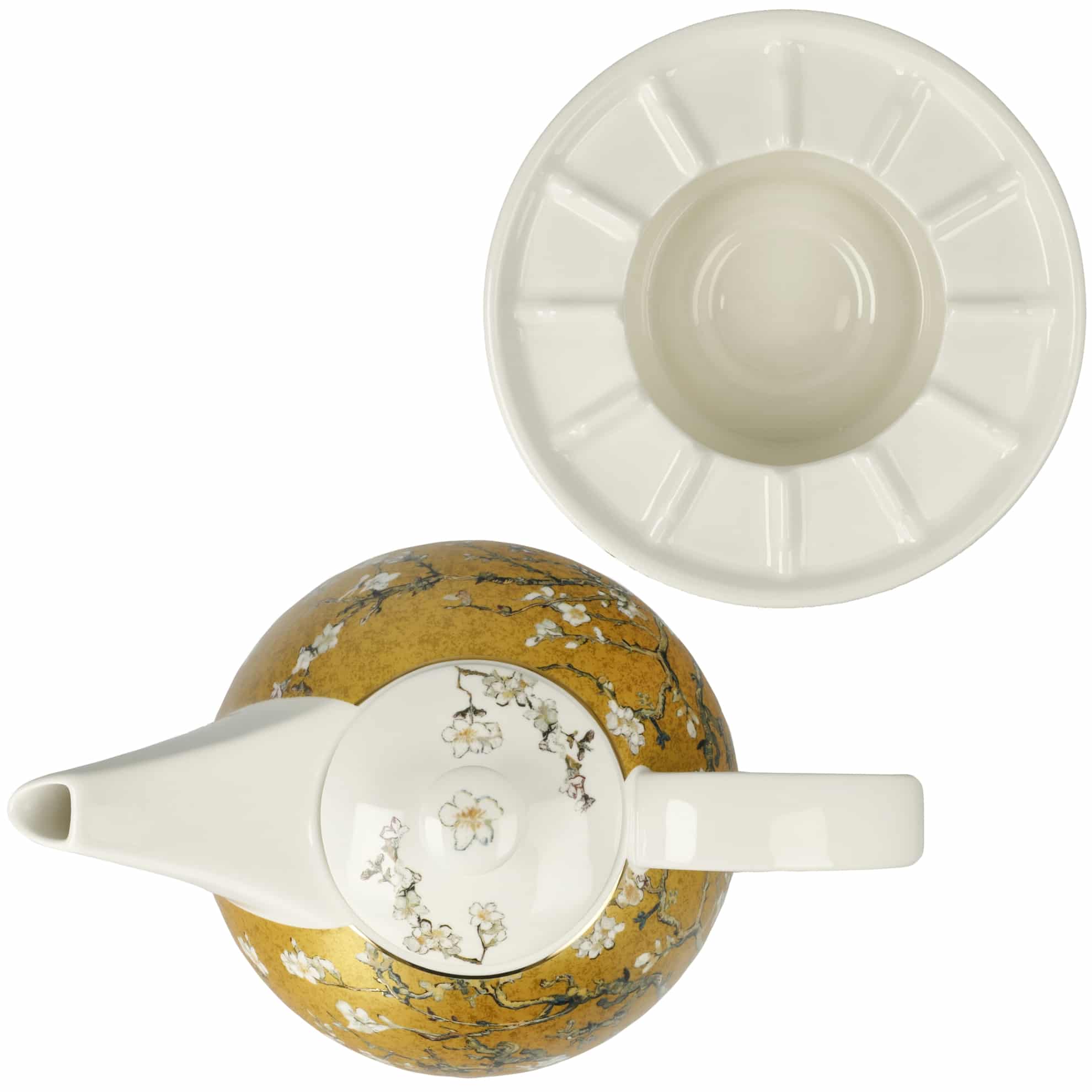Goebel Tea For One Almond Tree Gold -Goebel