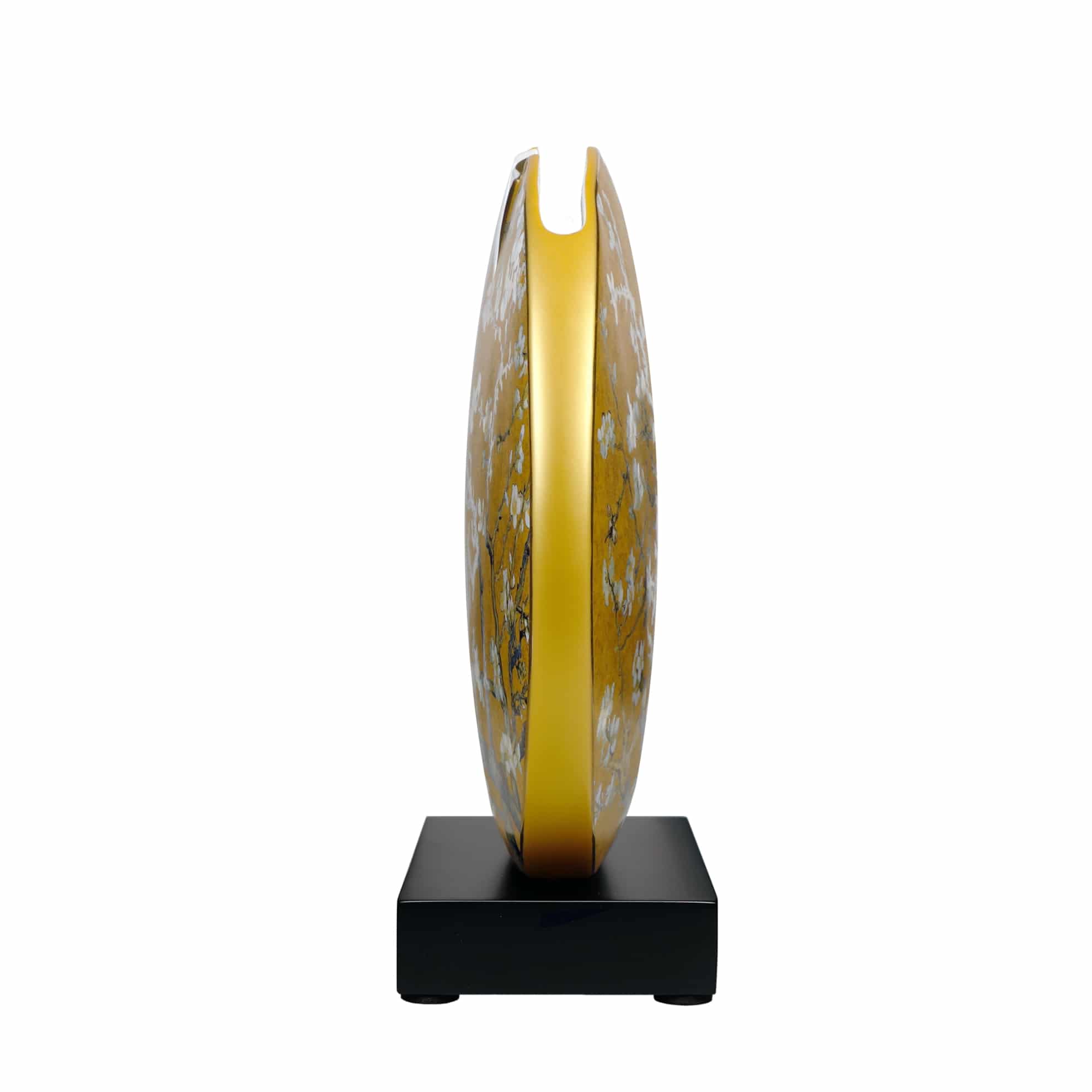 Goebel Vase Almond Tree Gold 22.5cm -Goebel