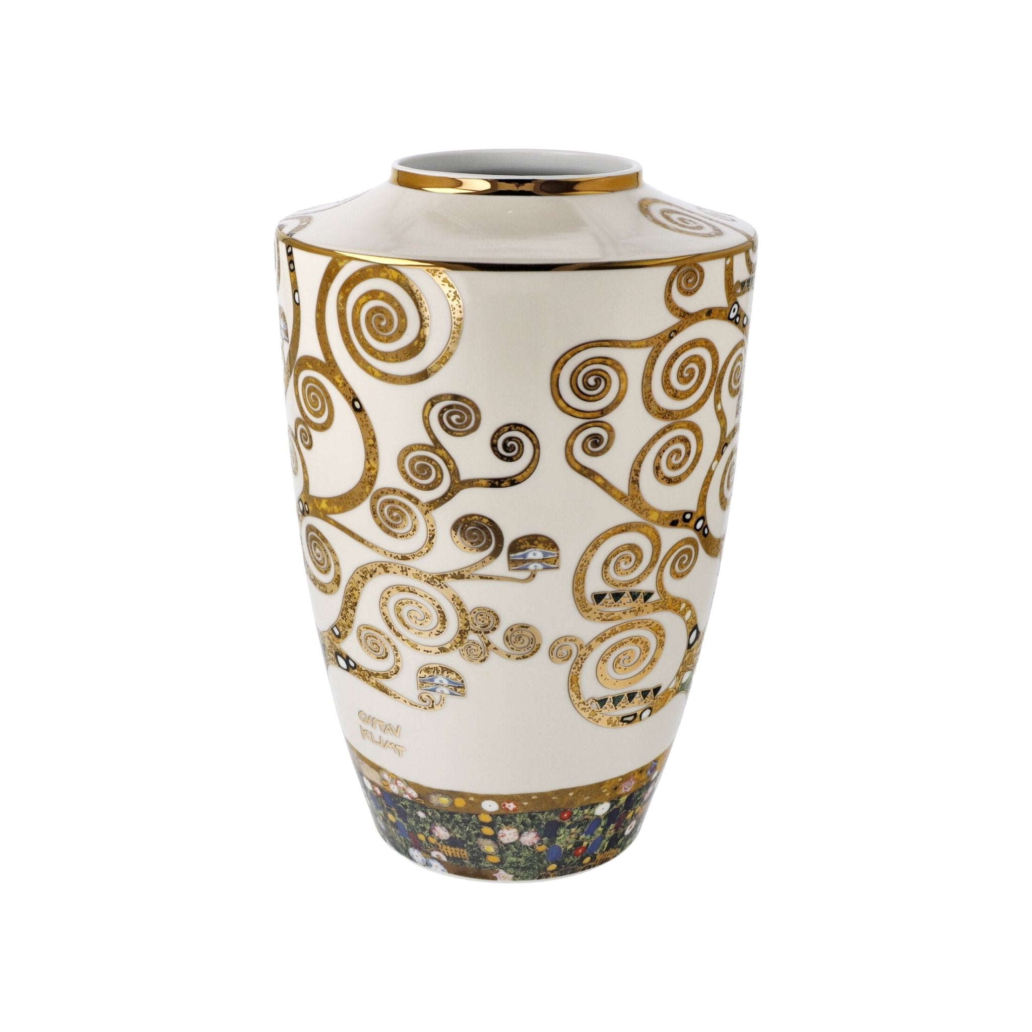 Goebel Vase Gustav Klimt The Tree of Life 24cm -Goebel