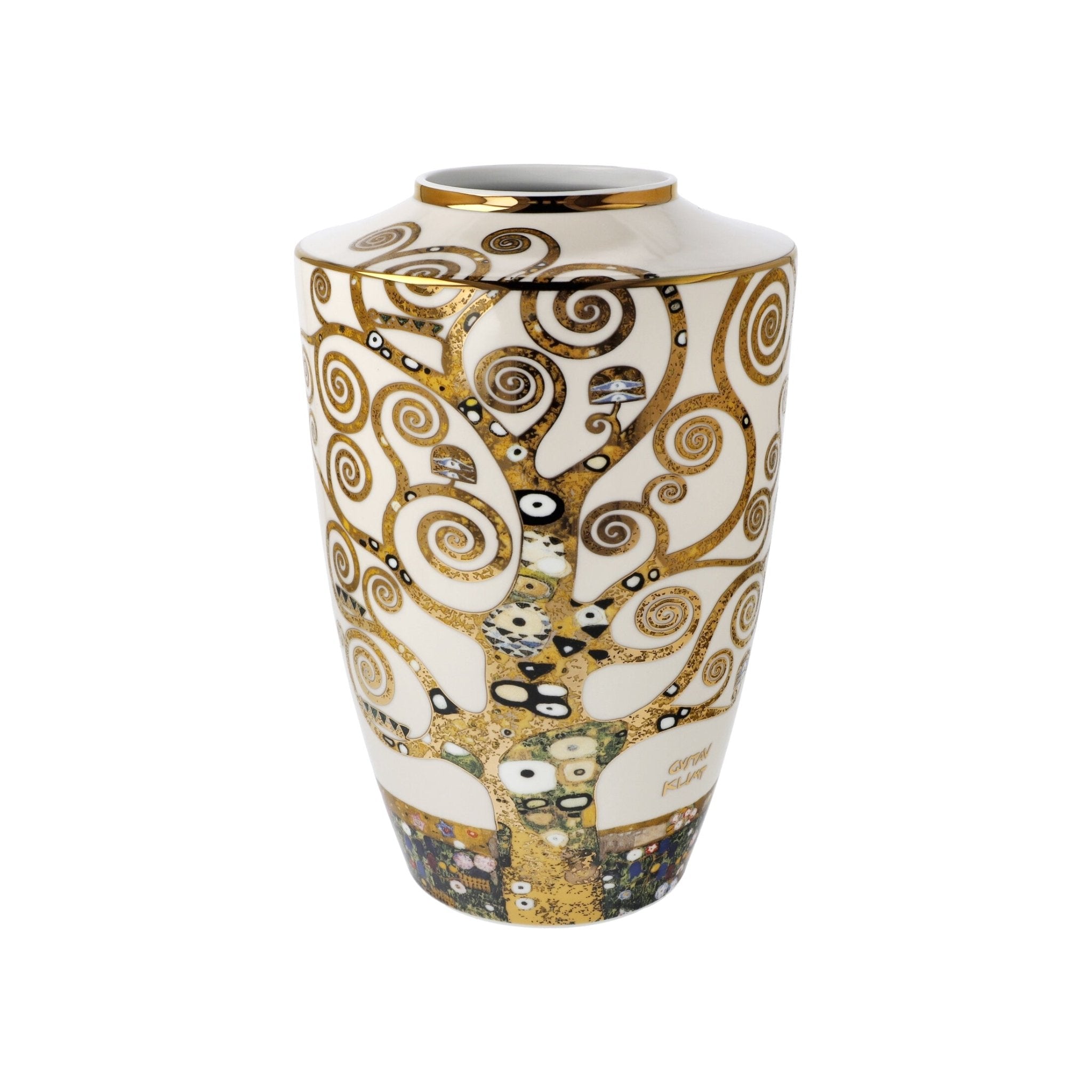 Goebel Vase Gustav Klimt The Tree of Life 24cm -Goebel