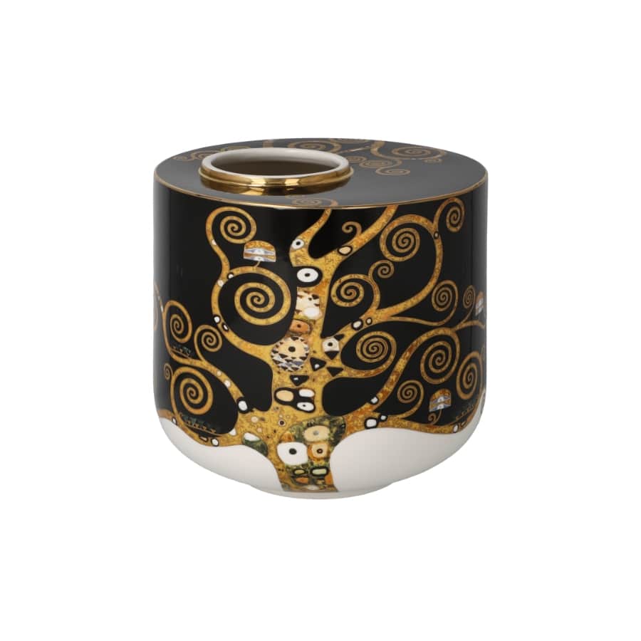 Goebel Vase Klimt Tree of Life 16cm -Goebel