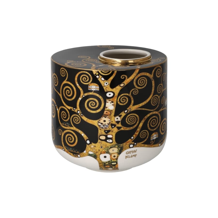 Goebel Vase Klimt Tree of Life 16cm -Goebel