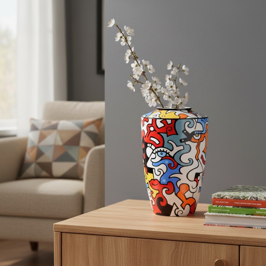 Goebel Vase Limited Edition Evolution of love I 42cm -Goebel
