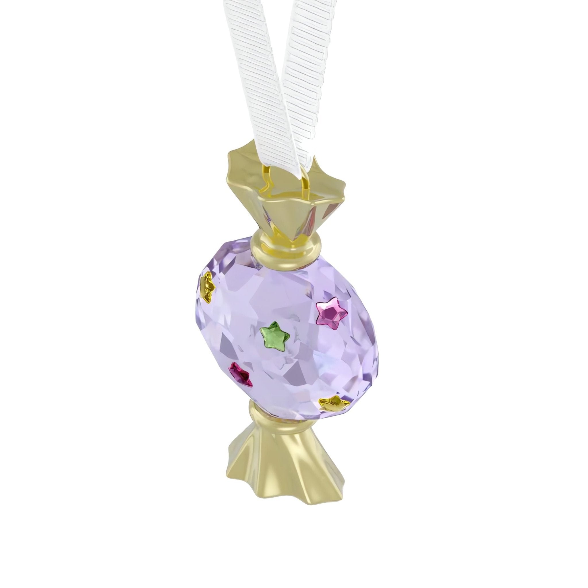 Holiday Cheers Dulcis Candy Ornament, Violet -Swarovski