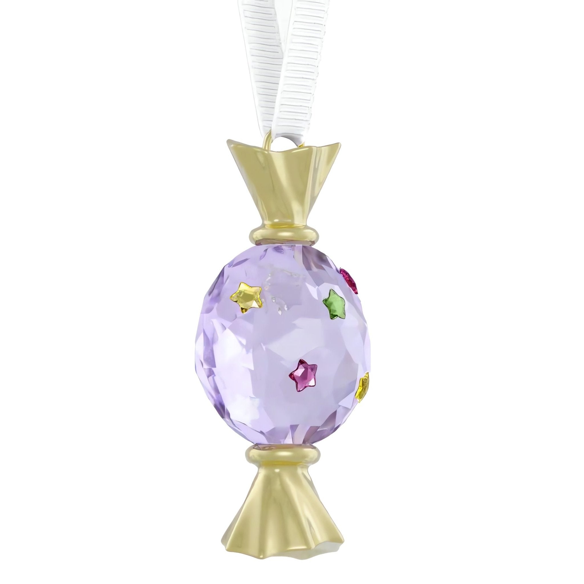 Holiday Cheers Dulcis Candy Ornament, Violet -Swarovski