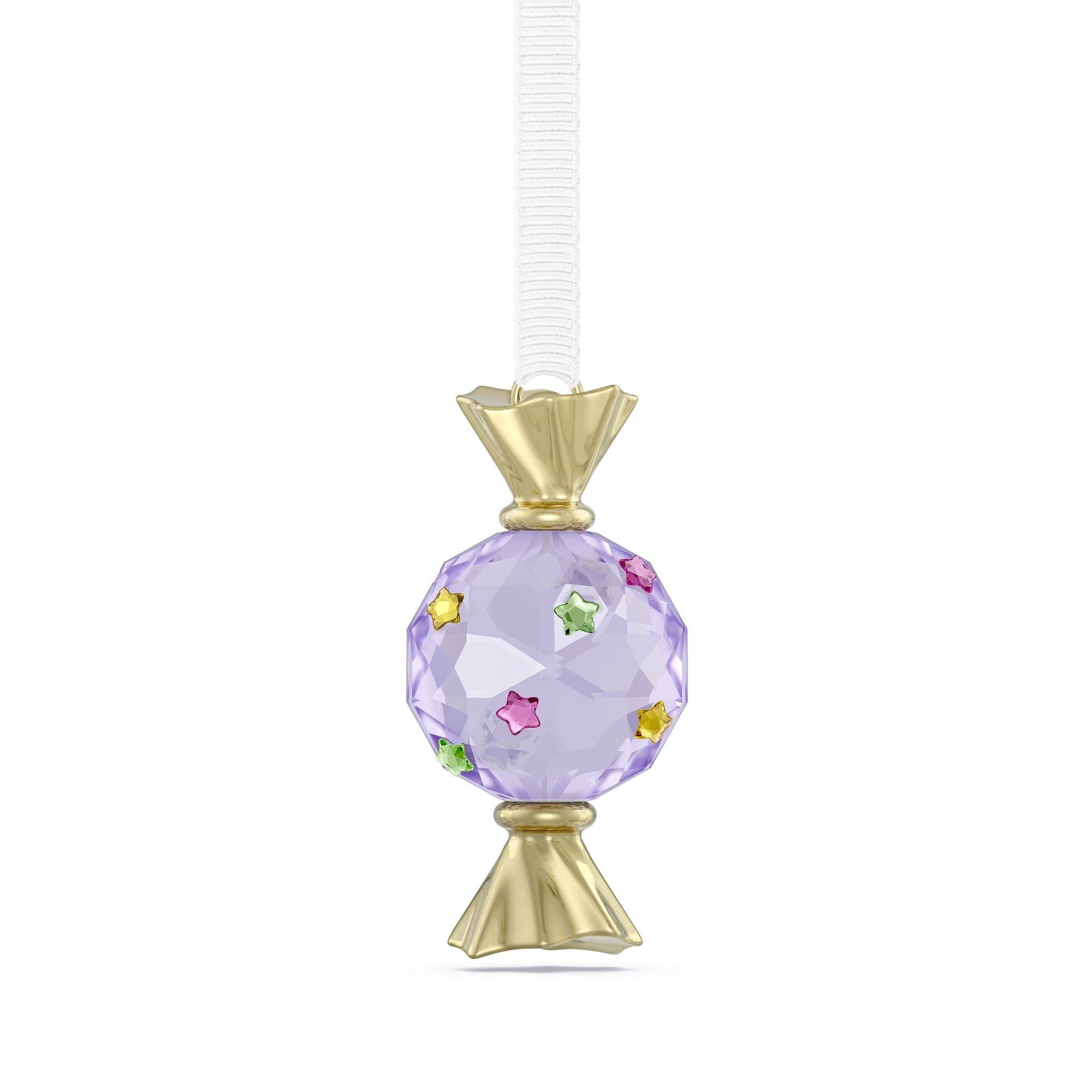 Holiday Cheers Dulcis Candy Ornament, Violet -Swarovski