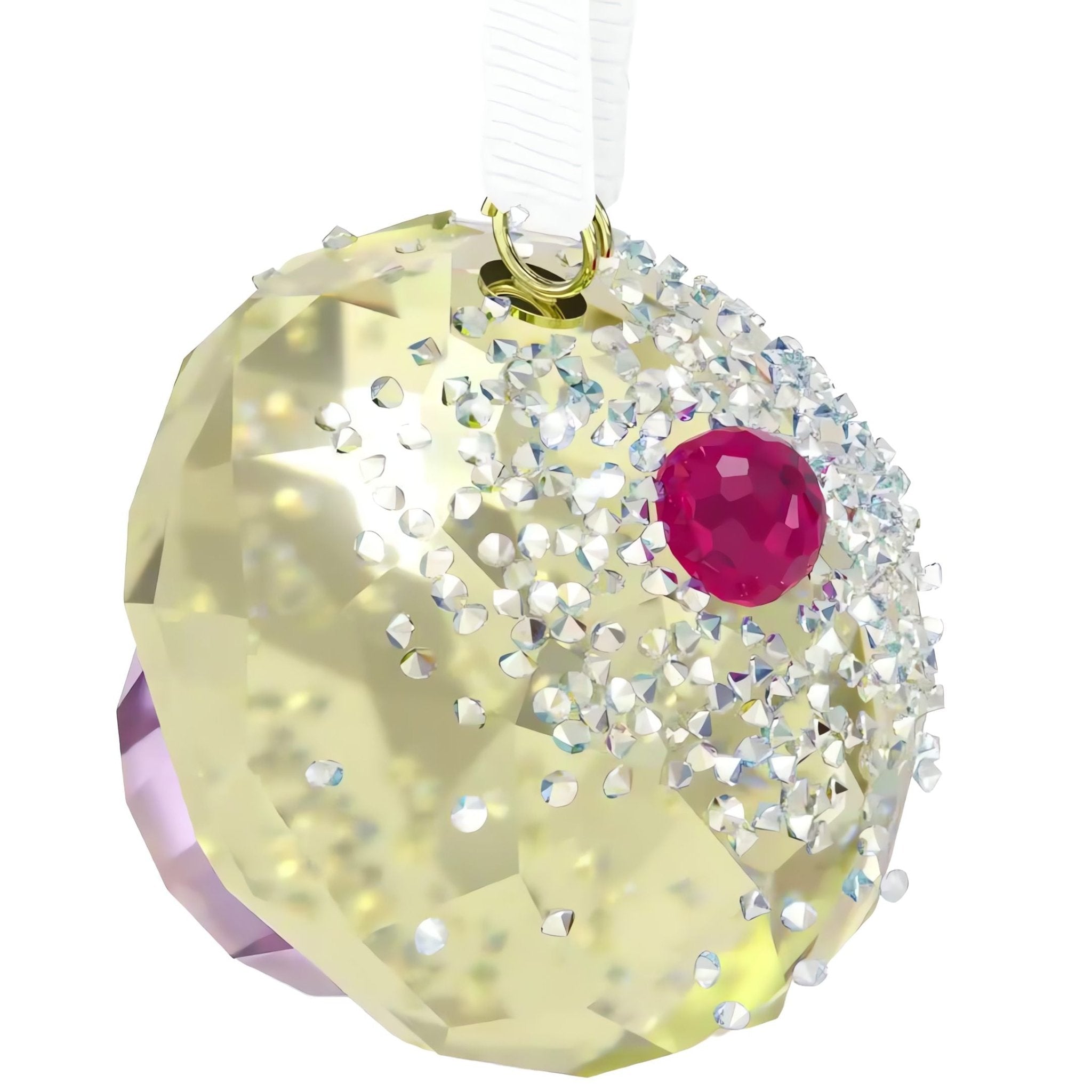 Holiday Cheers Dulcis Cupcake Ornament -Swarovski