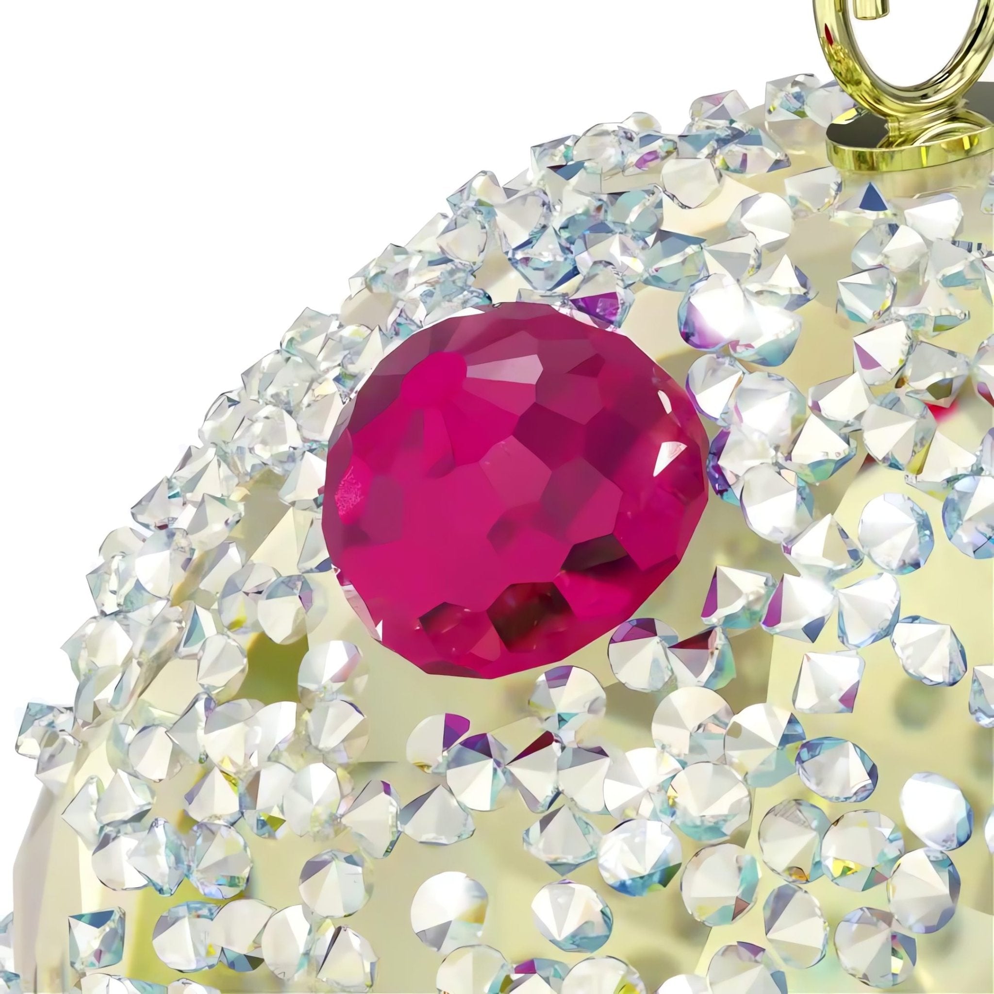 Holiday Cheers Dulcis Cupcake Ornament -Swarovski