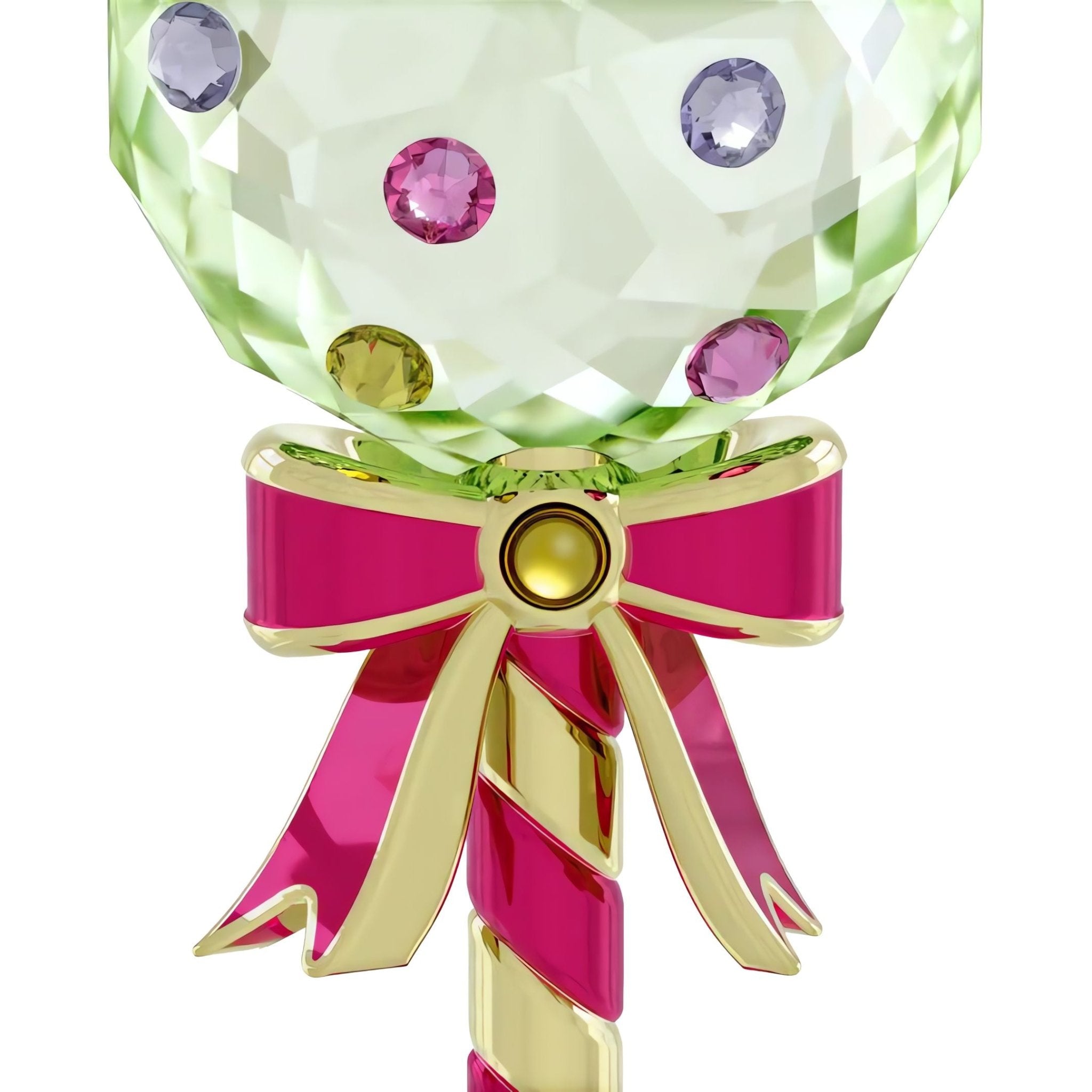Holiday Cheers Dulcis Lollipop Ornament, Green -Swarovski