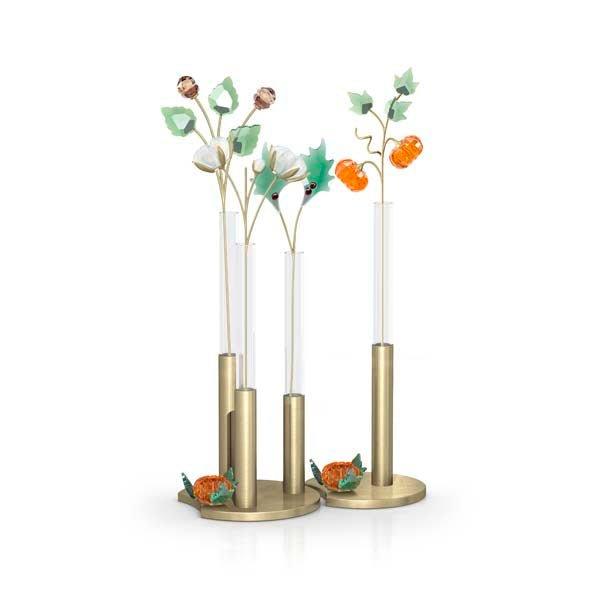 Home Acc : Garden Tales:holly Leaves -Swarovski