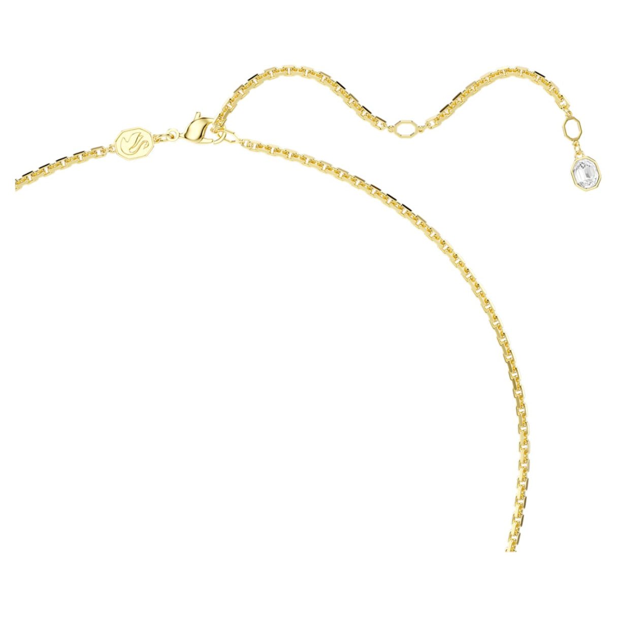 Idyllia pendant and broochMixed cuts, Flower, Multicoloured, 18K gold finish -Swarovski