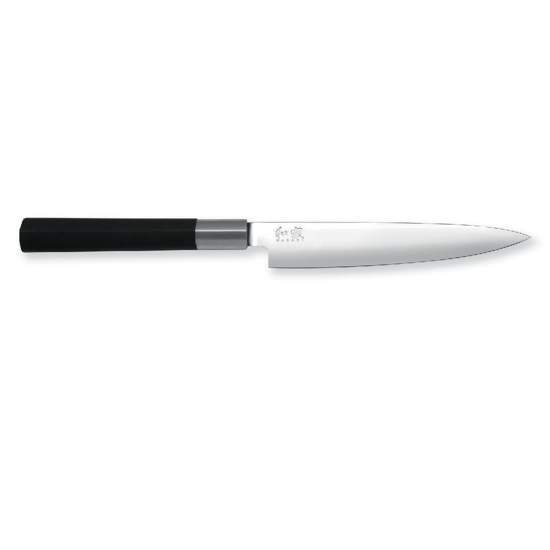 Kai Wasabi Black Utility Knife 15cm -Kai