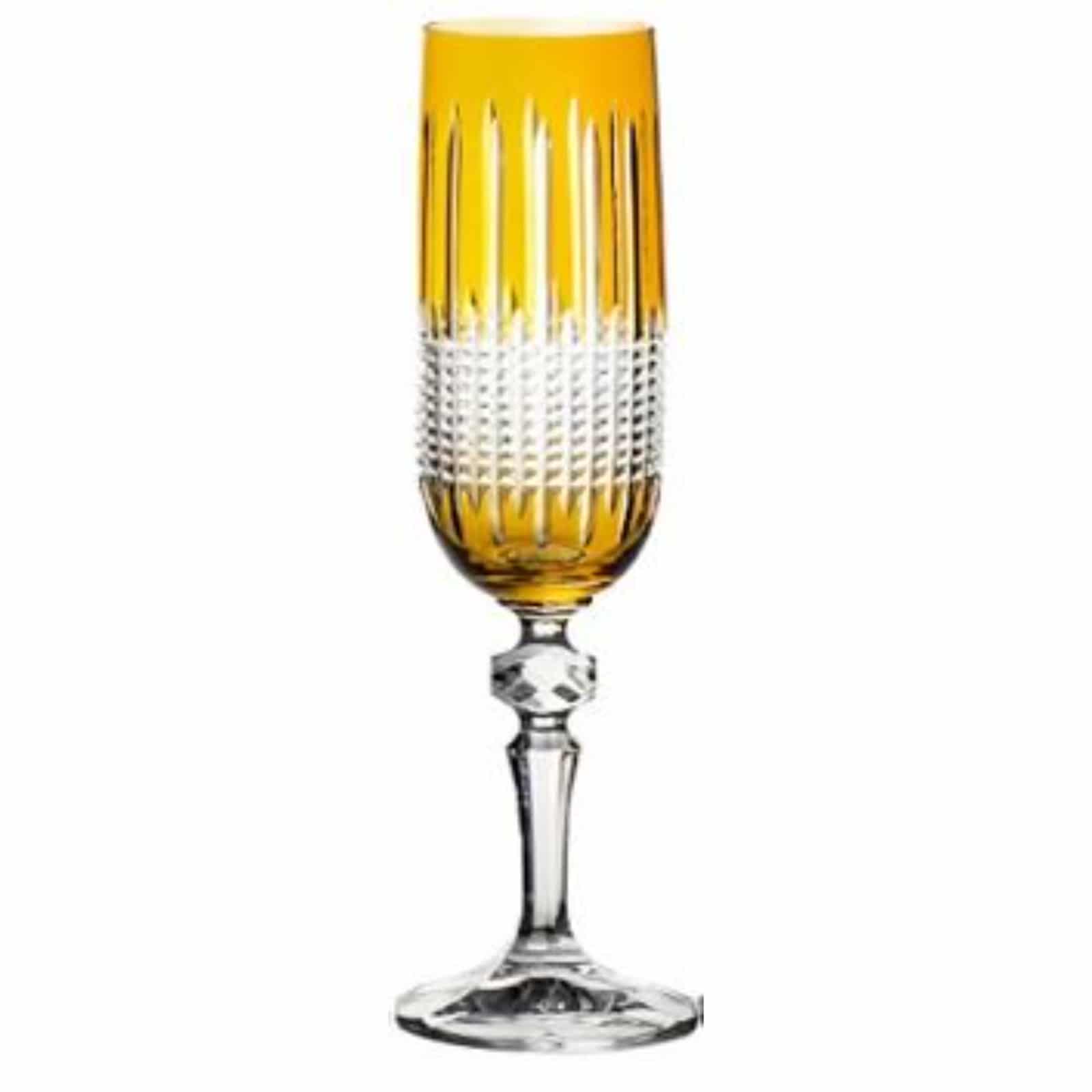 Kolglass Julia Champagne Flue 9200P Yellow Amber 180ml Each -Kolglass Julia