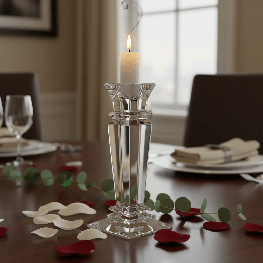 Kolglass Julia Single Candlestick 99J63 15cm -Kolglass Julia