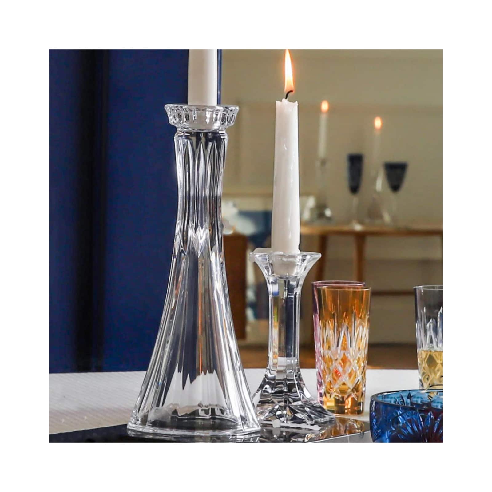 Kolglass Julia Single Candlestick KYB 14cm -Kolglass Julia