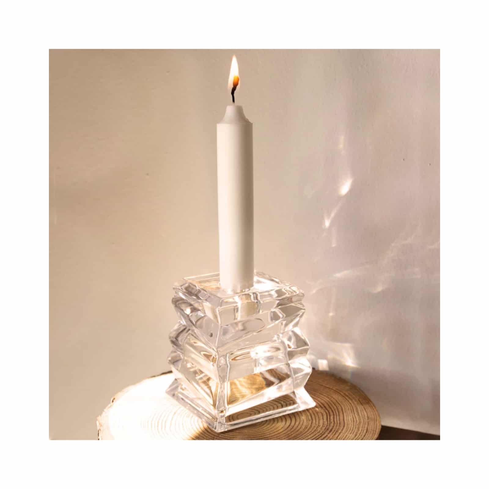 Kolglass Julia Single Candlestick Tango 8cm -Kolglass Julia