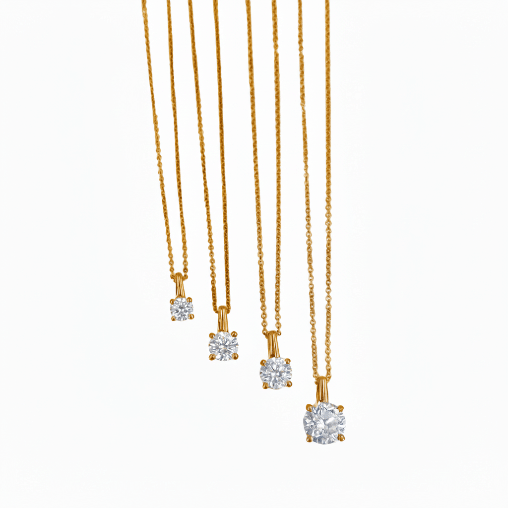 Lab Grown Diamond 9CT Yellow Gold Pendant -Lab Grown Diamonds