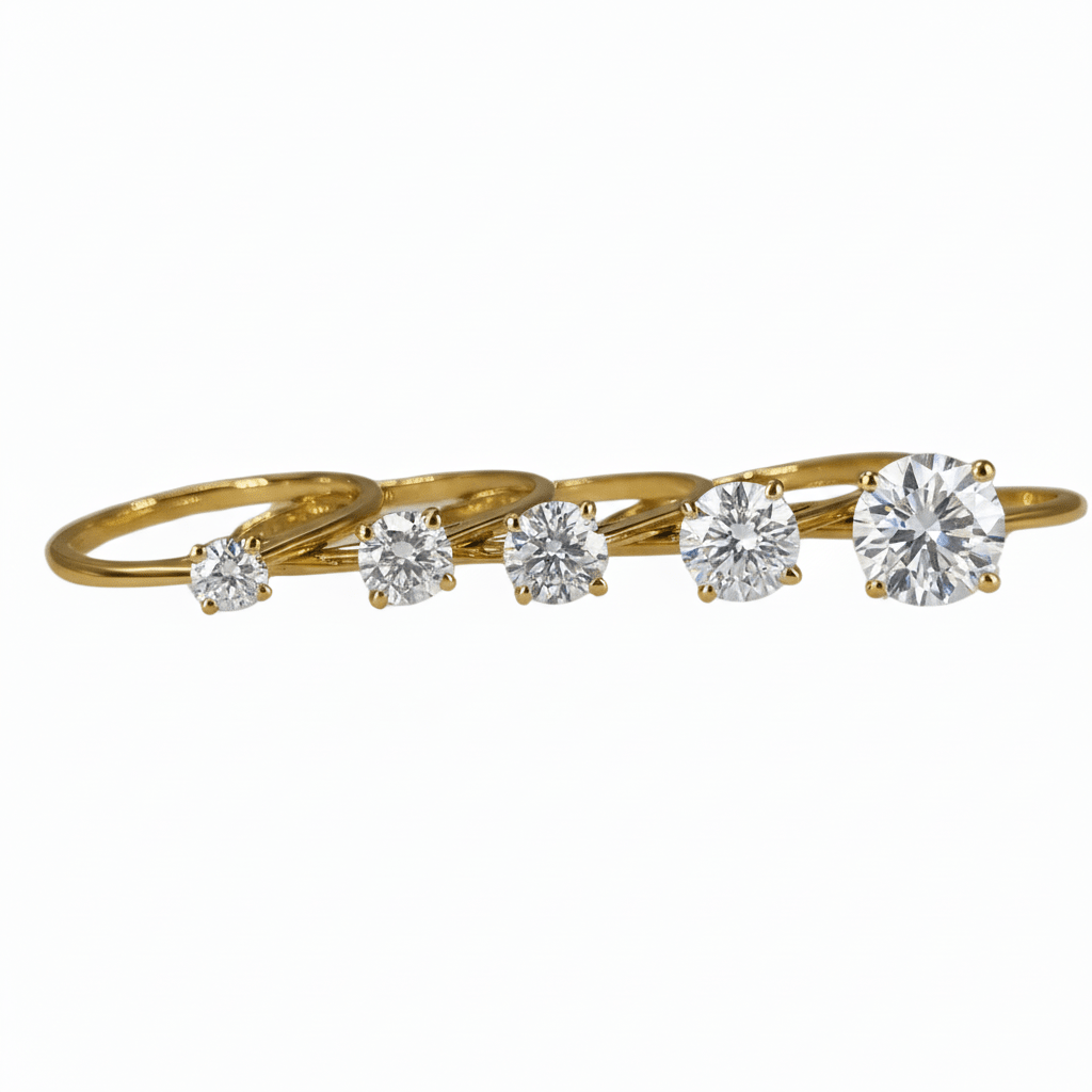 Lab Grown Diamond 9CT Yellow Gold Solitaire Ring -Lab Grown Diamonds