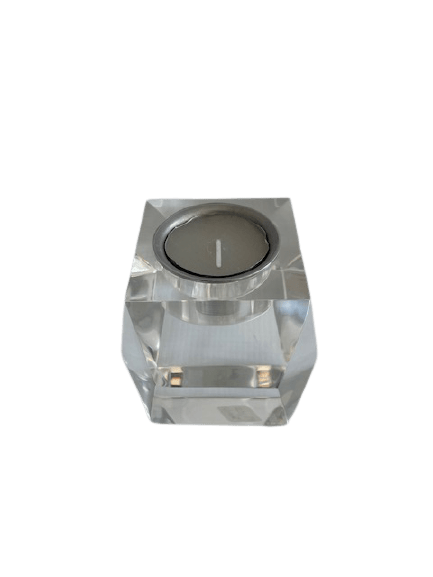 Laser Edge Votive Short (Black)(80mm x 80mm x80mm) -Spilhaus