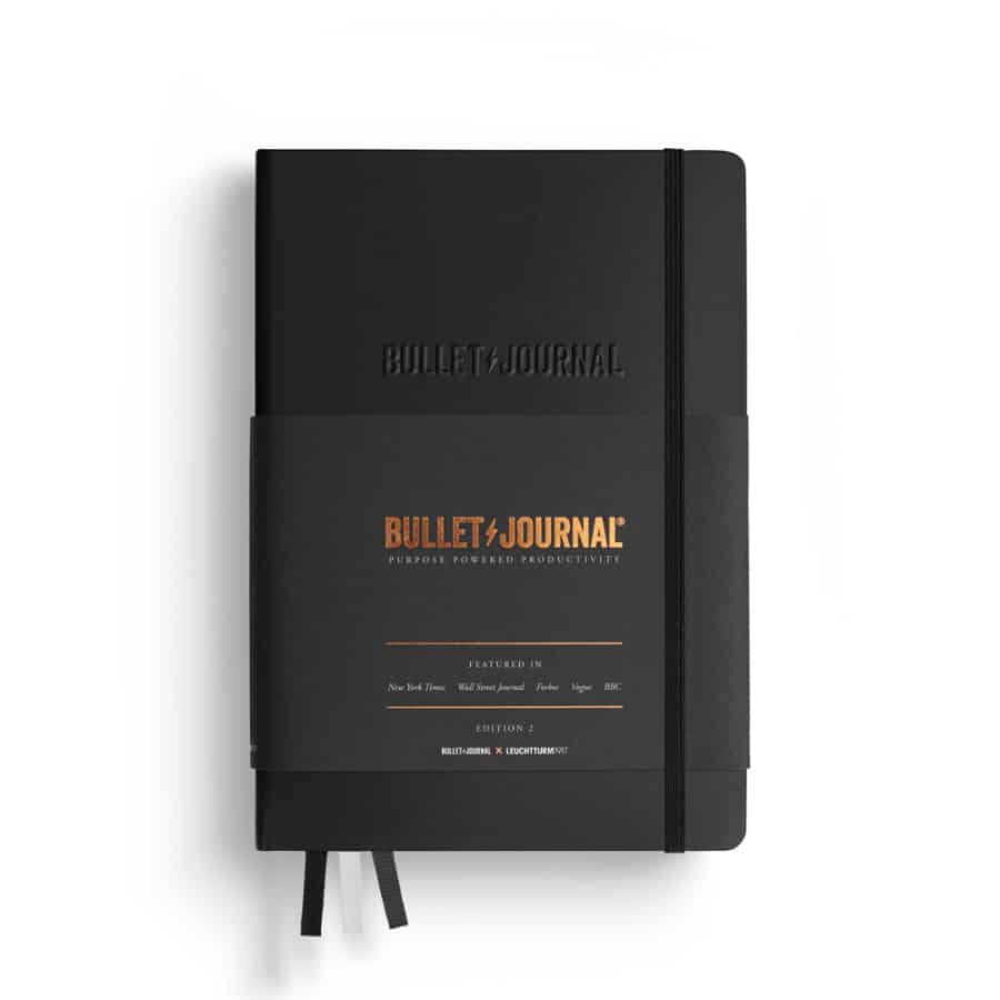 Leuchtturm1917 Bullet Journal Edition 2, Medium (A5), Hardcover, 206 numbered pages, dotted -Leuchtturm