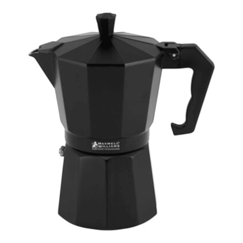 Maxwell & Williams Blend Tradiotional Stovetop Espresso Maker 6Cup Gift Box -Maxwell & Williams
