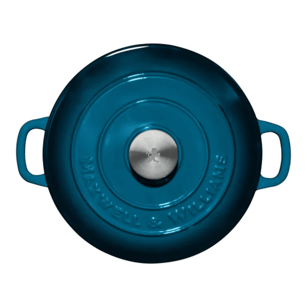 Maxwell & Williams Cast Iron Round Casserole 24CM / 3.3L Gift Box -Maxwell & Williams