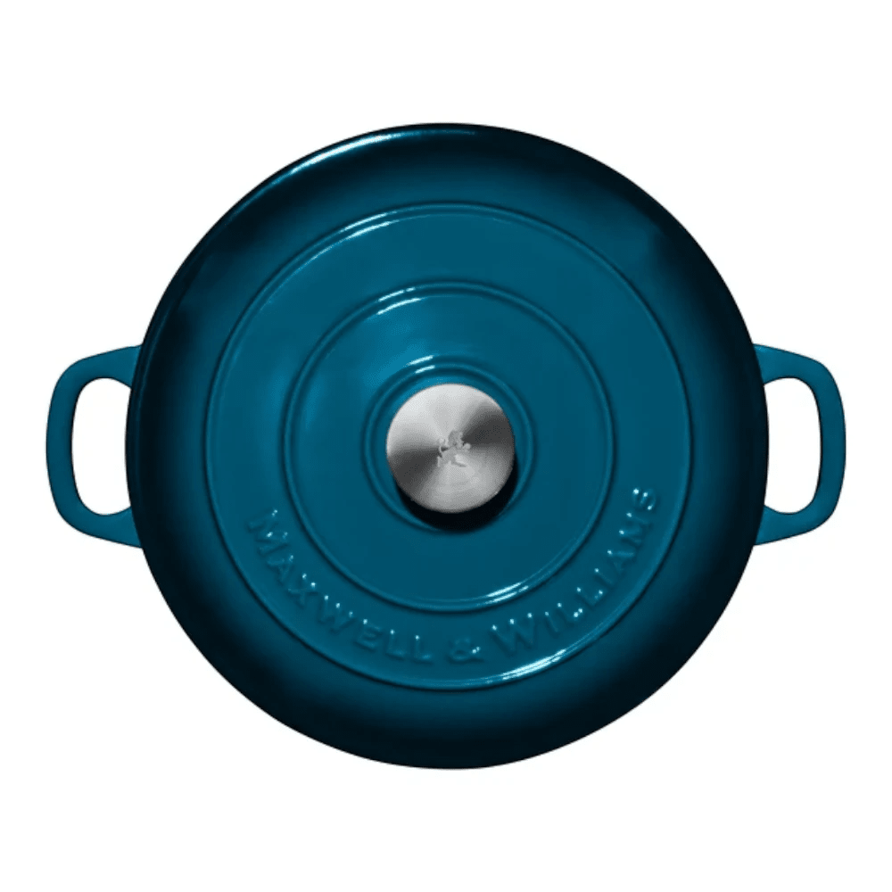 Maxwell & Williams Cast Iron Round Casserole 28CM / 6.2L Gift Box -Maxwell & Williams