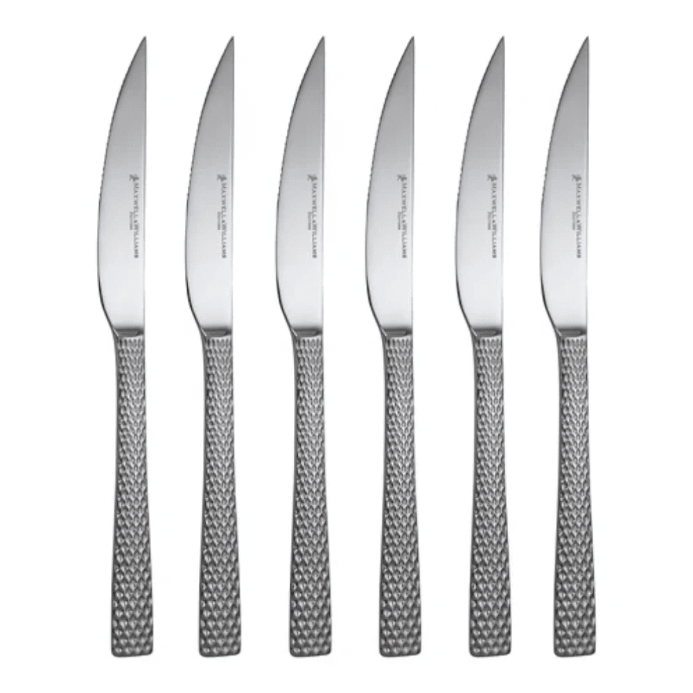 Maxwell & Williams Diamonds Steak Knife Set 6PC Gift Box -Maxwell & Williams
