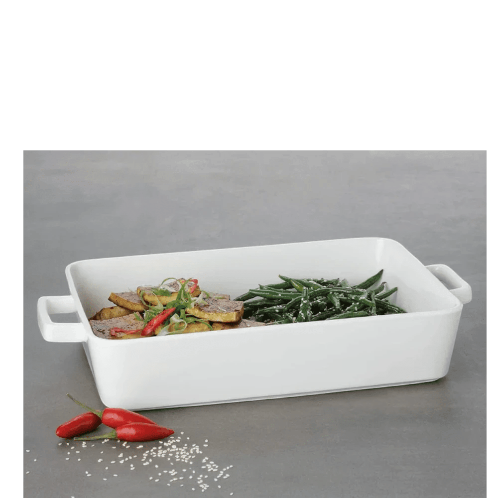 Maxwell & Williams Epicurious Rectangular Baker 32X22.5X7CM White Gift Box -Maxwell & Williams