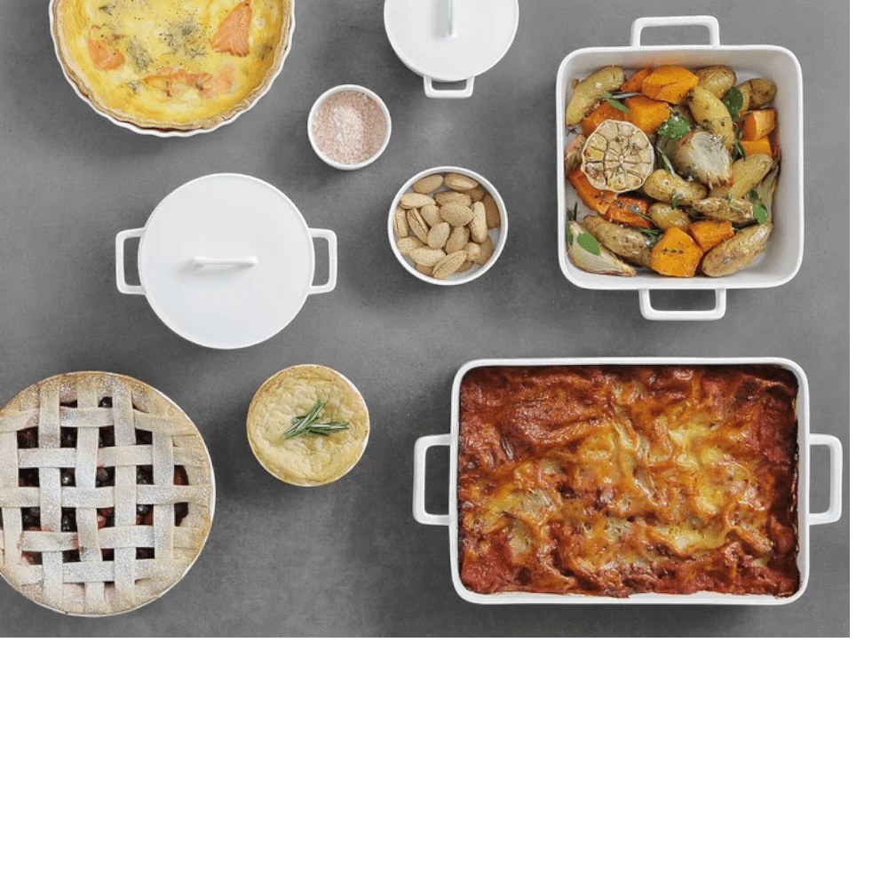 Maxwell & Williams Epicurious Round Casserole 500ML White Gift Box -Maxwell & Williams