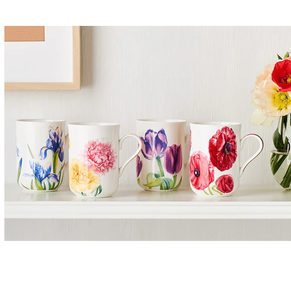 Maxwell & Williams Katherine Castle Floriade Mug 350ML Poppies Gift Box -Maxwell & Williams