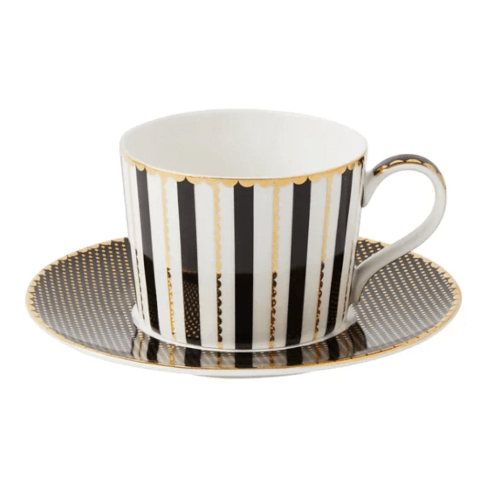 Maxwell & Williams Teas & C'S Regency Cup & Saucer 240ML Black Gift Box -Maxwell & Williams