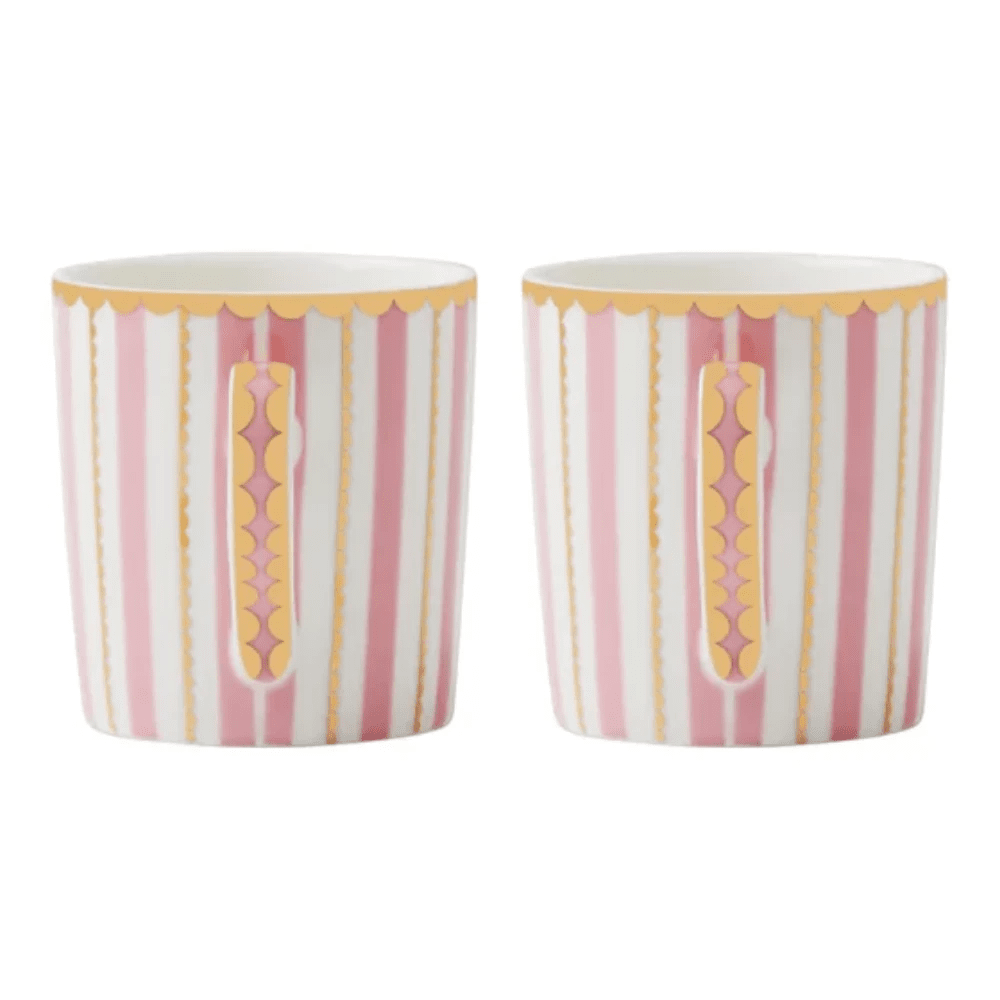 Maxwell & Williams Teas & C'S Regency Demi Cup & Saucer 100ML Set Of 2 Pink Gift Box -Maxwell & Williams