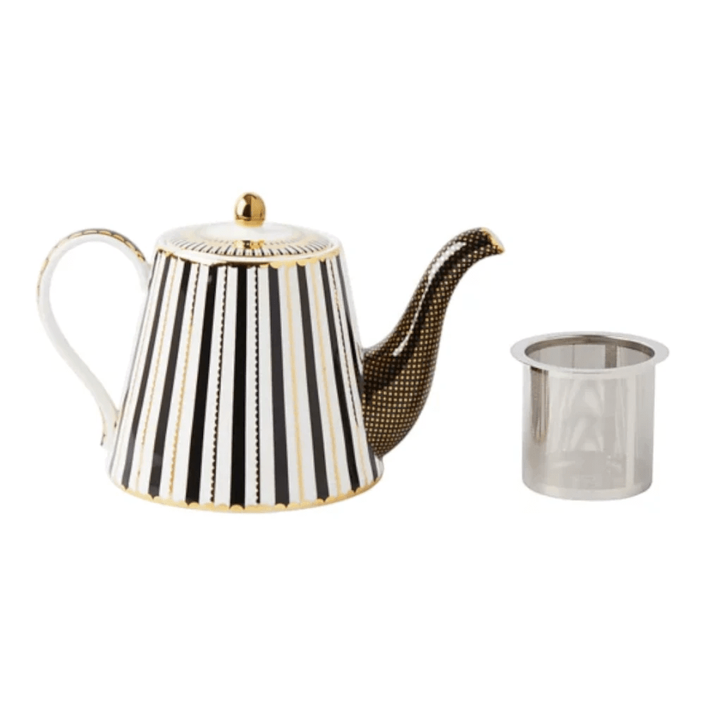 Maxwell & Williams Teas & C'S Regency Teapot With Infuser 1LT Black Gift Box -Maxwell & Williams
