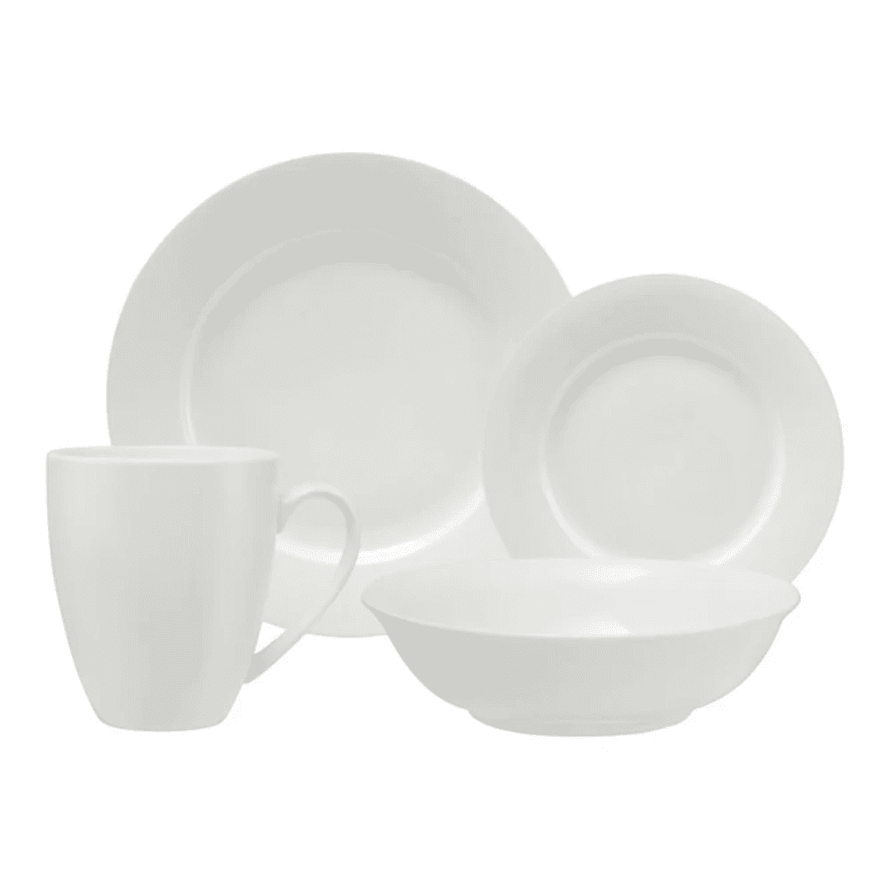 Maxwell & Williams White Basics Cosmopolitan Rim Dinner Set 16PC Gift Box -Maxwell & Williams