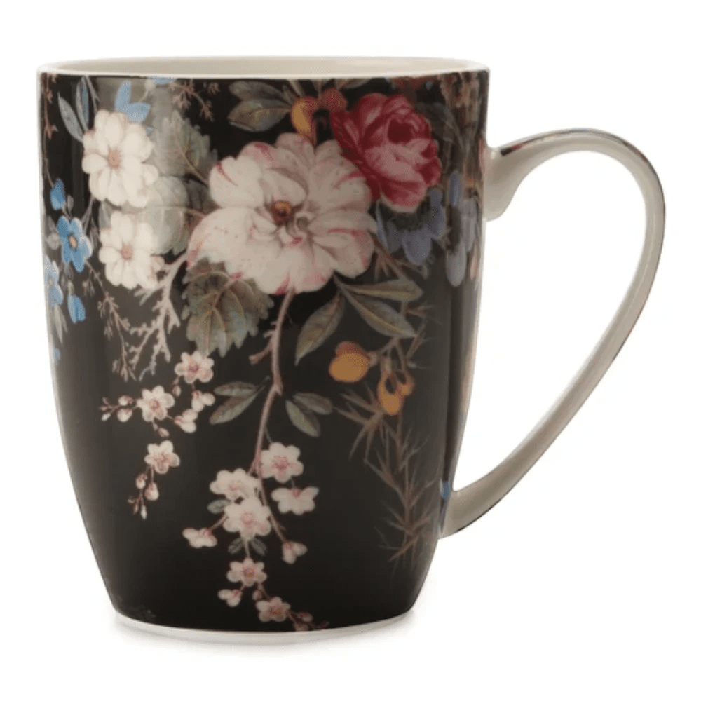 Maxwell & Williams William Kilburn Coupe Mug 400ML Midnight Blossom Gift Box -Maxwell & Williams