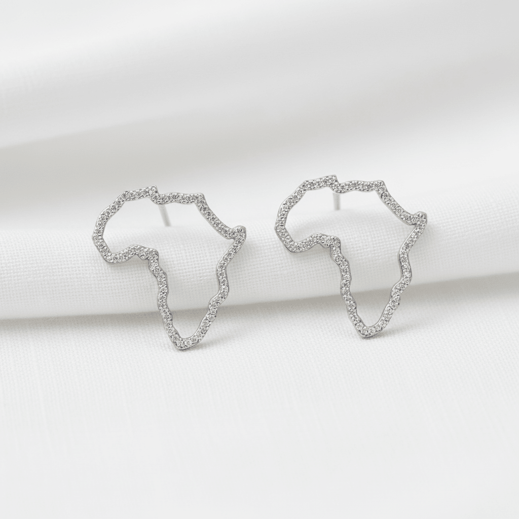 MISU 925 Sterling Silver Earrings Africa -Misu